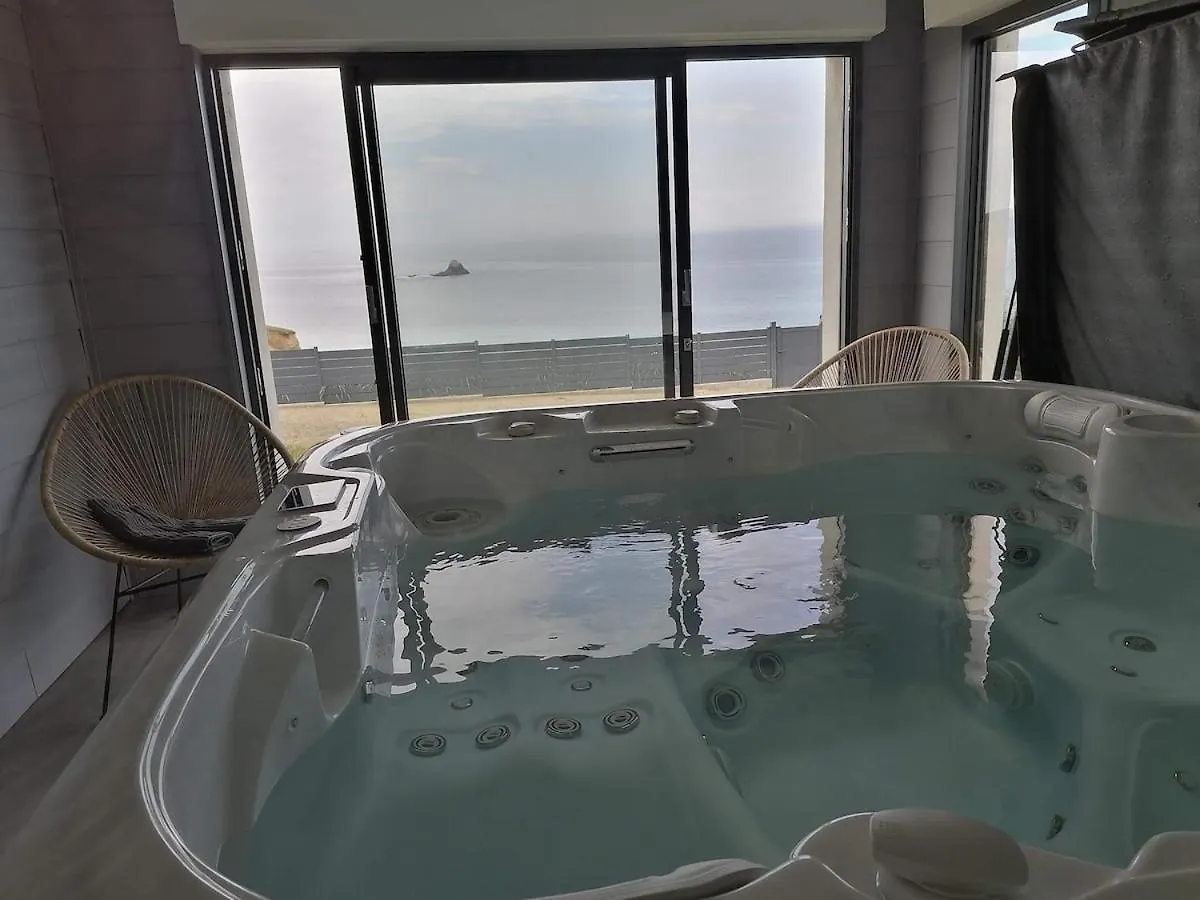 La Maison De La Plage 4 Etoiles En Front De Mer Spa Interieur Gr34 Plouarzel Prázdninový dům